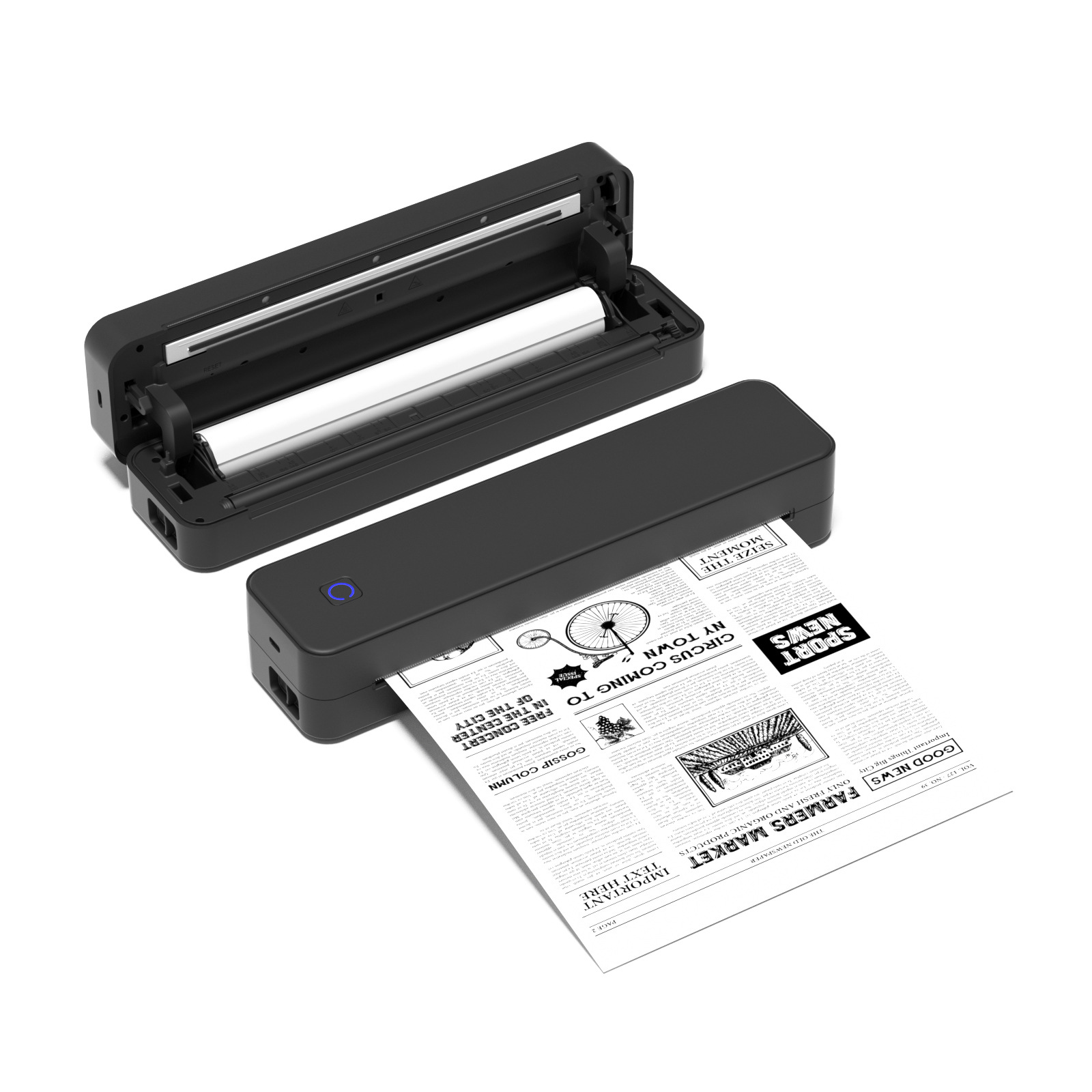 Impresora Térmica Portátil A4 con Bluetooth y Sin Tinta para Oficina y Hogar