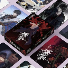 張起靈鐳射小卡55張盜墓筆記個人周邊小卡自印卡拍立得盒裝lomo卡