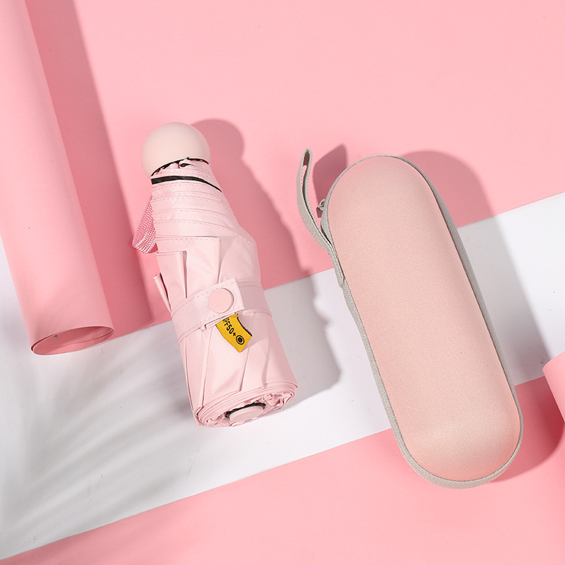 Protección solar 50% de descuento para mujeres sombrillas de cápsula sombrillas