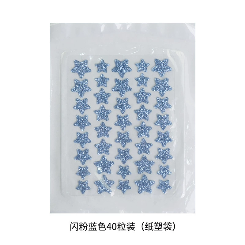 Acne Patch Hydrocolloid Star Stickers, Glitter & Tea-Tree Options, 8–48 pcs