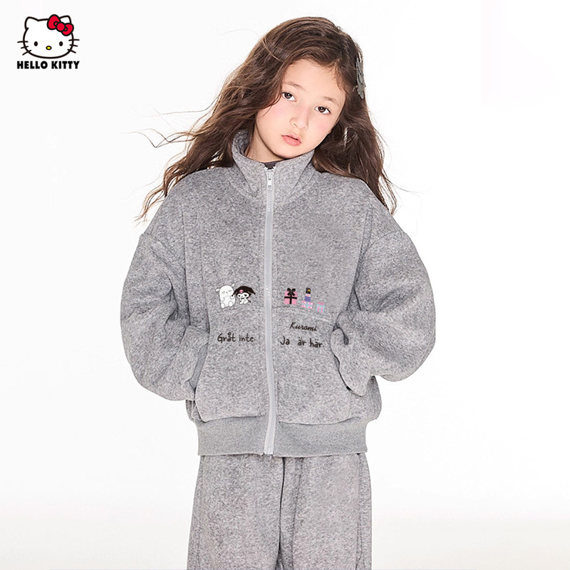 HelloKitty凯蒂猫女童秋季休闲套装2025新款韩版洋气小女孩两件套|undefined