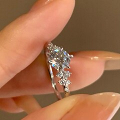 S925 スターリングシルバーフラッシュジルコンリングコールドスタイル絶妙な人差し指リング気質リング女性用