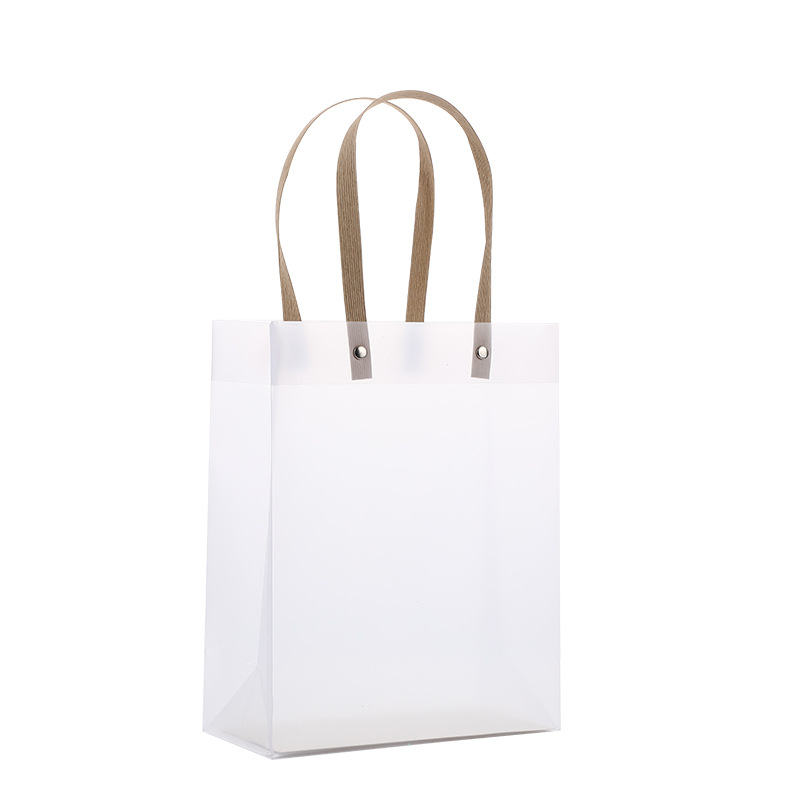 Bolsas de tela transparentes esmeriladas para tiendas de ropa, recuerdos de boda, bolsas de regalo de Navidad con impresión de logotipo, impresión personalizada, disponibles en stock.