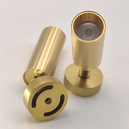 Universal moving head folding spotlight, adjustable angle, surface mounted ceiling background wall photo lamp, magnetic mainless golden aluminum lamp