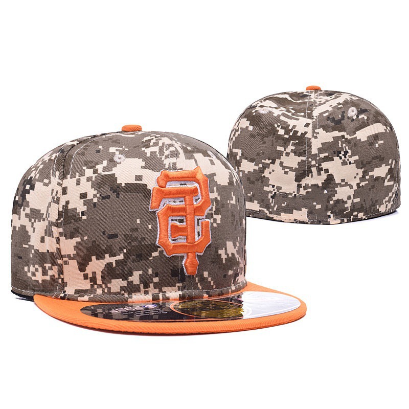 [San Francisco Giants] sombrero solar cerrado pareja con sombrero de sol sombrero bordado sombrero de béisbol sellado completo