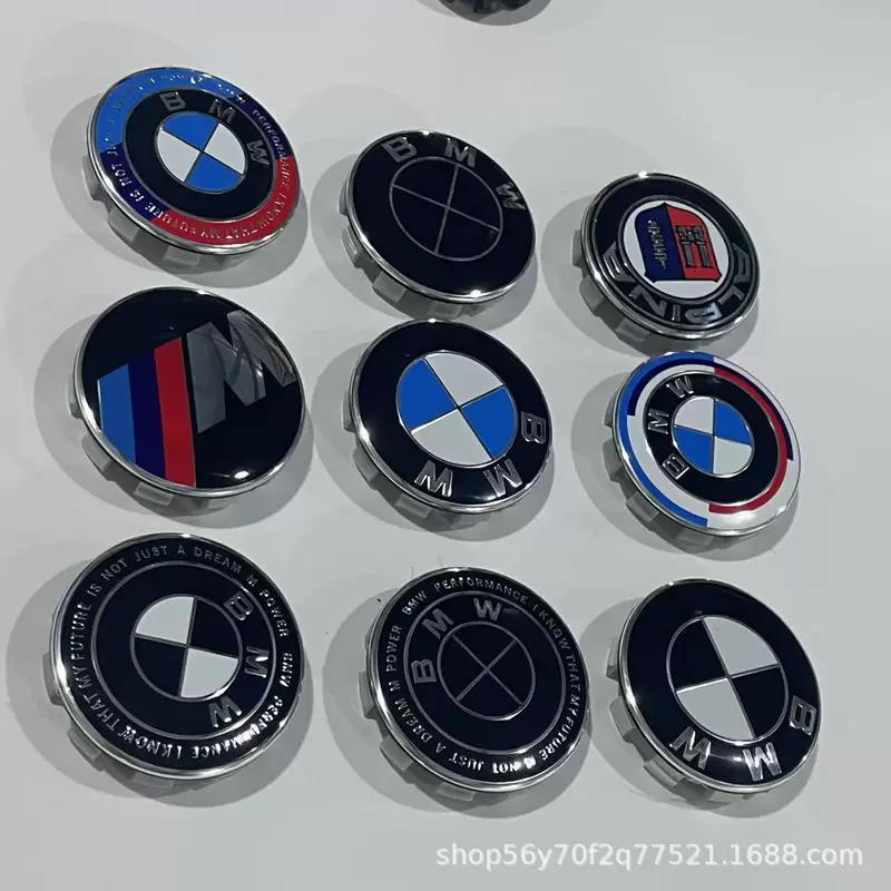 Подходит для колесного колпака BMW синий и белый 68 мм декоративная накладка центровины колеса автомобиля с 10 зубцами
