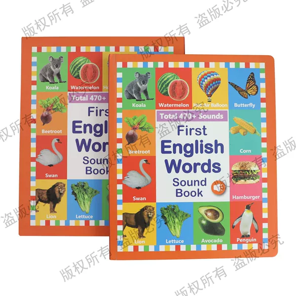 [Battery Model] Large red pure English e-book (for foreign trade only)