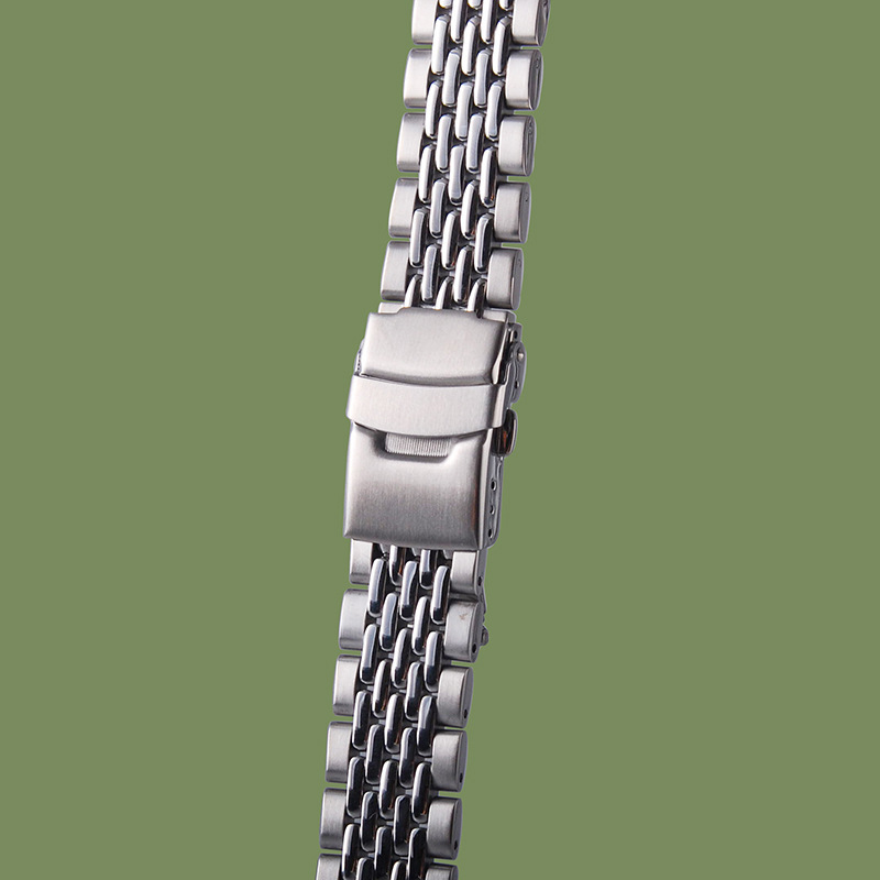 22mm SKX007 SKX009 SKX173 Special Arc Mouth Stainless Steel Strap Watch Chain Accessories