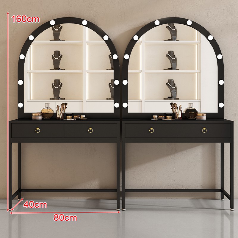 [검은색 프레임 + 칠판] 길이 80cm 폭 40cm 높이 160cm (조명포함)