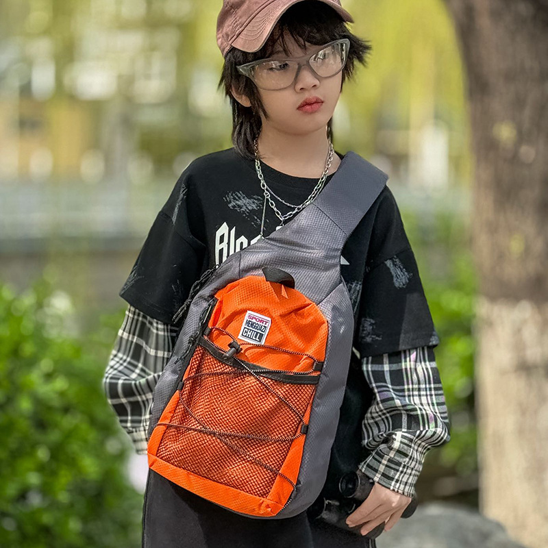 Corea del Sur estilo extranjero, bolsas de mano para niños y niñas, bolsas de pecho para niños, bolsas de taza de agua para viajes