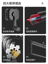 X1AW 升降晾衣架手摇单杆阳台小户型双杆手摇器晒被杠铝合金手动
