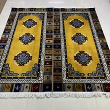 新中式藏式地毯羊绒沙发垫挂毯木榻座垫床垫毯加厚毛毯民族风地毯