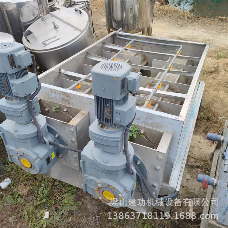 二手叠螺式污泥脱水机 工业污水处理设备 螺旋挤压式叠螺机 回收