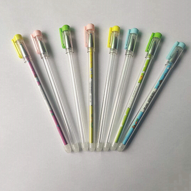 Neutral Erasable Pen Refill Needle Tip 0.5mm Heat Erasable Crystal Blue Erasable Pen Refill Easy Erasable Erasable Pen Body