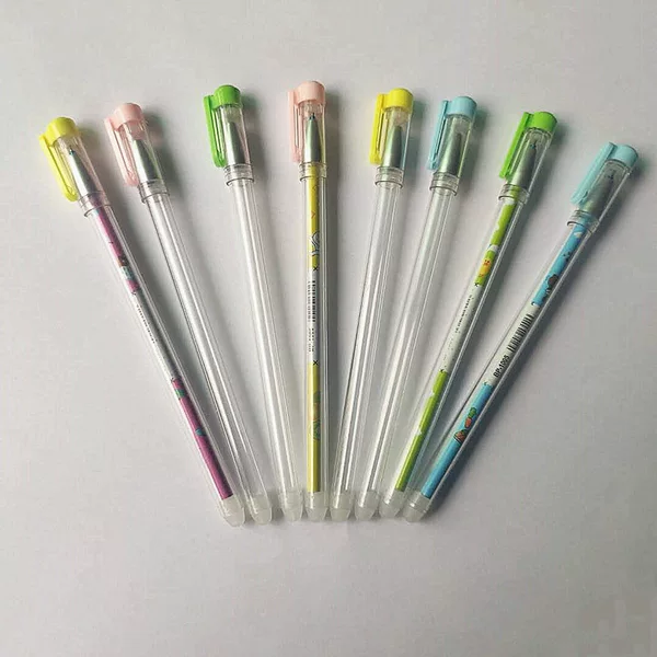 Neutral Erasable Pen Refill Needle Tip 0.5mm Heat Erasable Crystal Blue Erasable Pen Refill Easy Erasable Erasable Pen Body