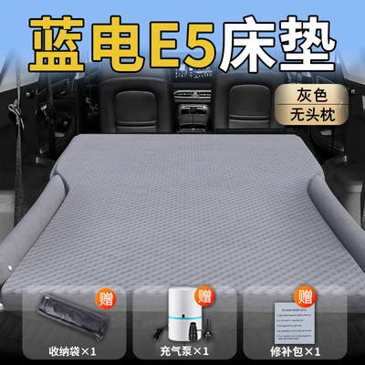 Blue Electric E5 Plus Car Vehicle-mounted inflatable bed - standard-special-for-blue-electric-e5-gray-headrestless-wave-dot-wing-model