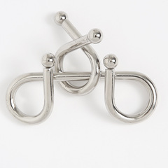 Special large steel ball intelligent knot, easy on both sides; nine links intelligent ring metal intellectual toy, difficult on both sides.