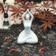 跨境新品ins风创意人物雕像家居办公卧室简约抽象艺术装树脂饰品