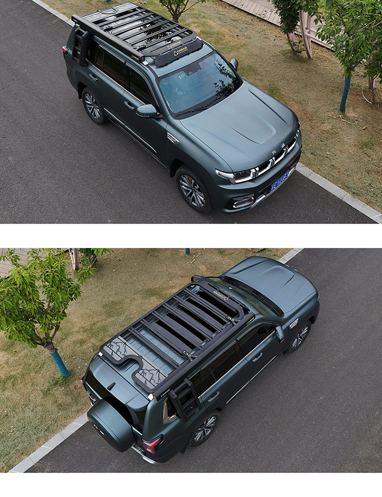 Beijing Bj60 Roof Rack Ladder Bag Mountain Curve Brand Non-Destructive Installation Roof Platform