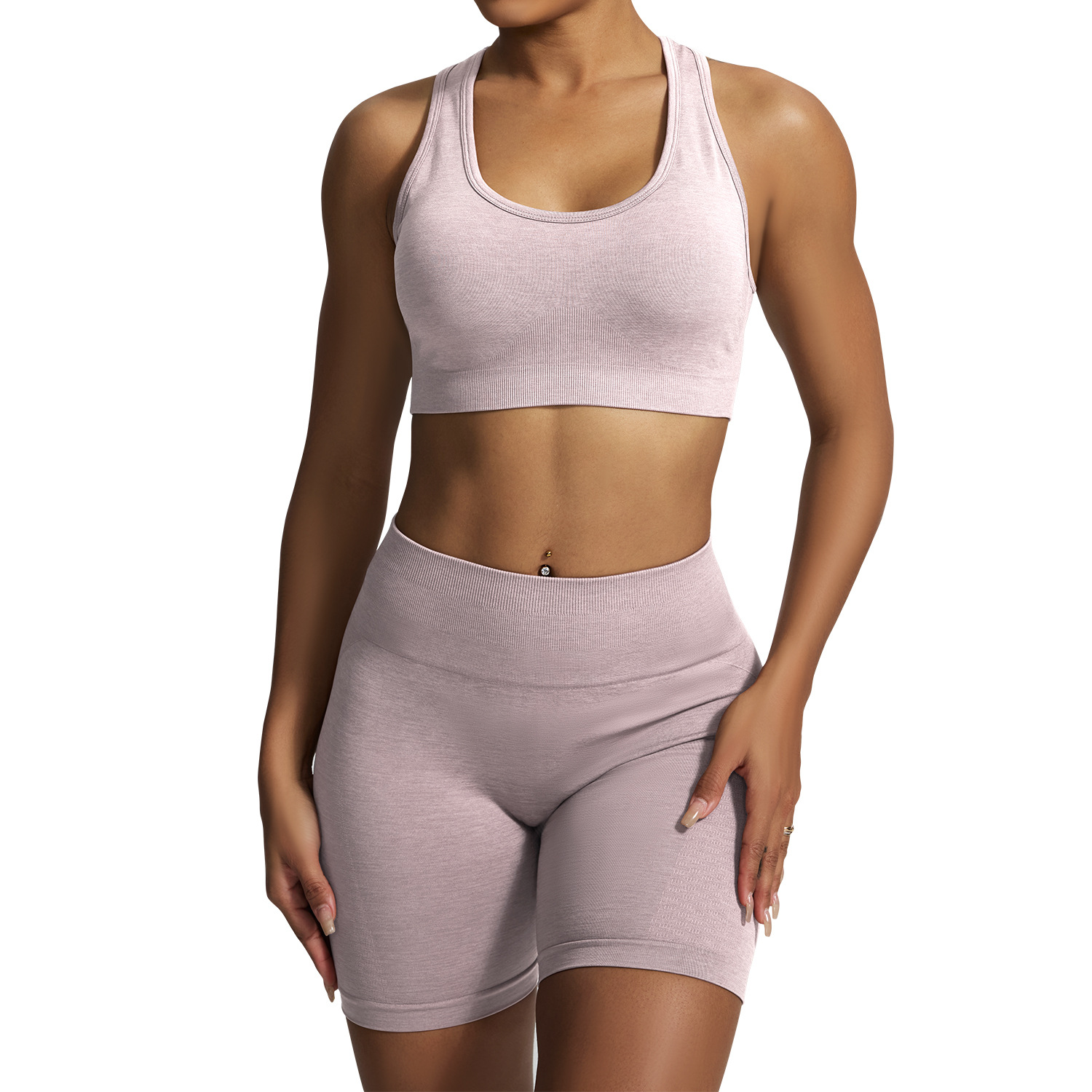 Nuevo sujetador deportivo de tacto suave de Amazon con un hermoso diseño en la espalda, adecuado para ropa exterior, a prueba de golpes, para correr y hacer ejercicio, sujetador de yoga.