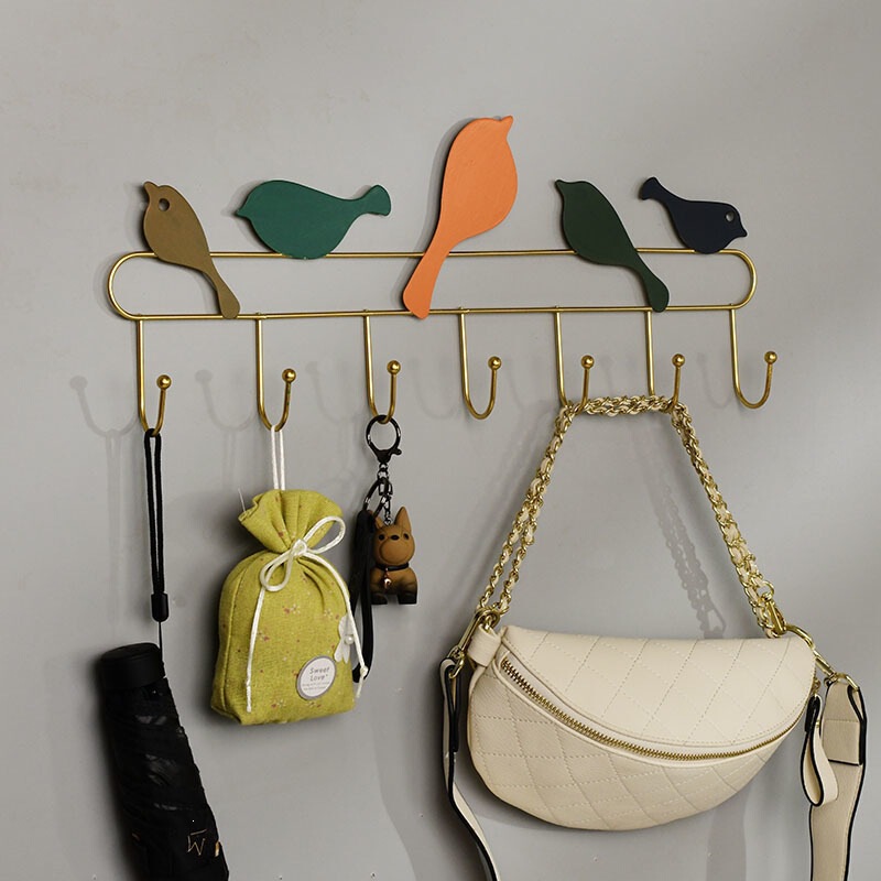 Clothes Hook and Rack for Bedroom Door, Decorative Hook and Storage Rack Behind the Door, No-Drill Wall-Mounted Clothes Hook Clothes Hook and Rack for Bedroom Door, Decorative Hook and Storage Rack Behind the Door, No-Drill Wall-Mounted Clothes Hook