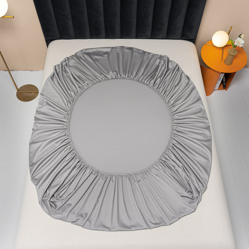 High-end Class A maternal and infant grade 100-count light luxury simple pure cotton single bed sheet three-piece set pure cotton fixed Simmons bedspread