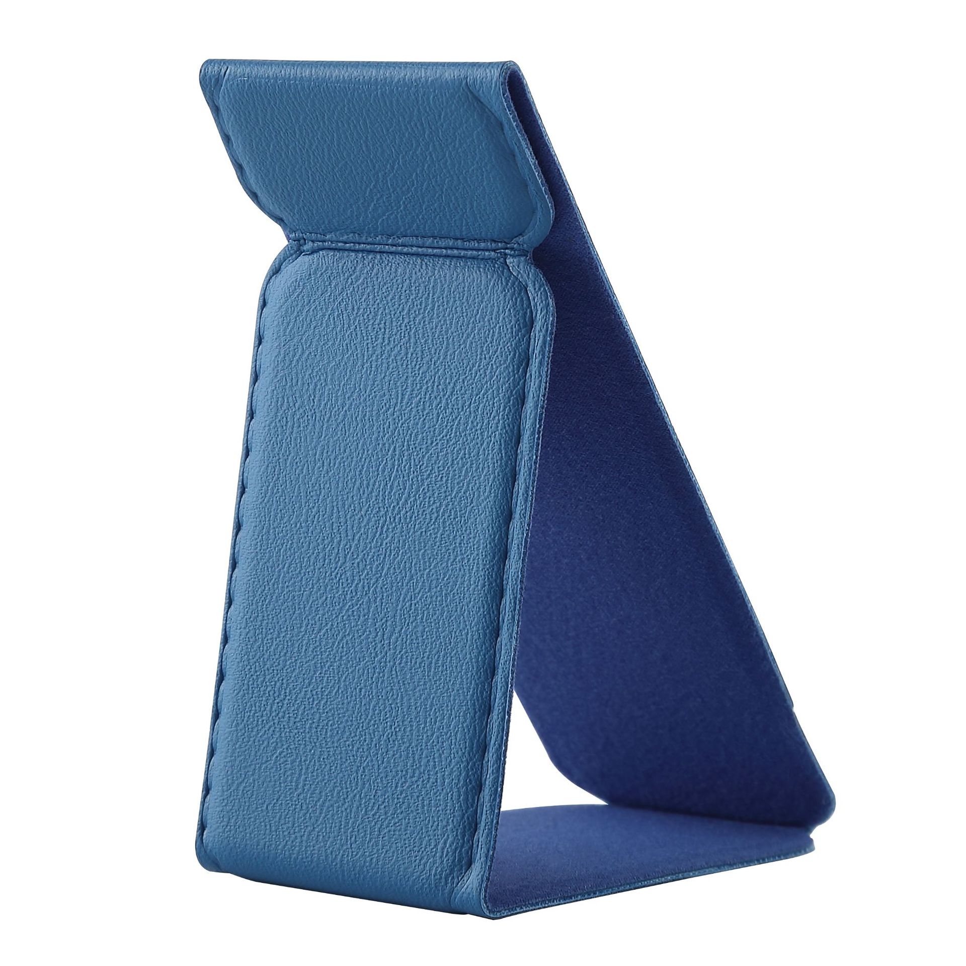 El soporte pequeño de pasta versátil es adecuado para todos los modelos de teléfonos móviles. Soporte de teléfono móvil de cuero PU con patrón de manzana magnético plegable