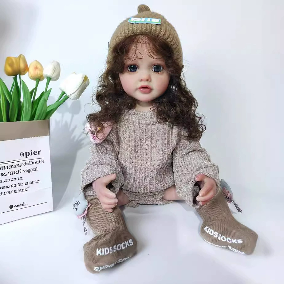 Реалистичная кукла-реборн, игрушка из мягкой резиновой пластмассы, 55 см, 22 дюйма, оптовая