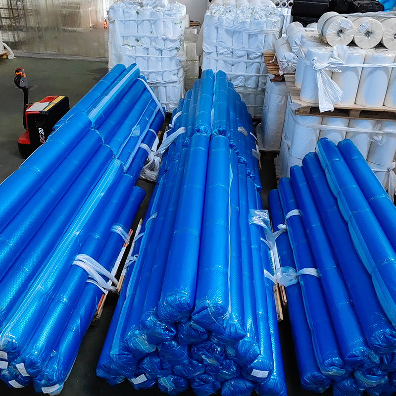 Película de encogimiento azul gran cantidad Congyu especificaciones completas PE rollo de película Termocontraíble película bebida medicina película de embalaje en stock al por mayor