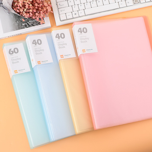 Chuangyi transparent folder 40-page information booklet insert music score storage folder poster picture album student test paper folder wholesale