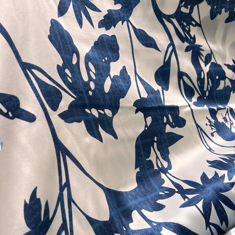 19mm silk plain crepe satin printed mulberry silk digital printing…