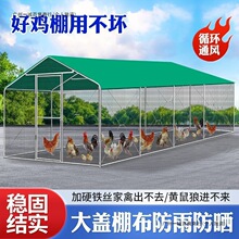户外鸡笼鸡棚养鸡特大号家禽防雨家用鸽笼孔雀鸡舍大型养殖搭建