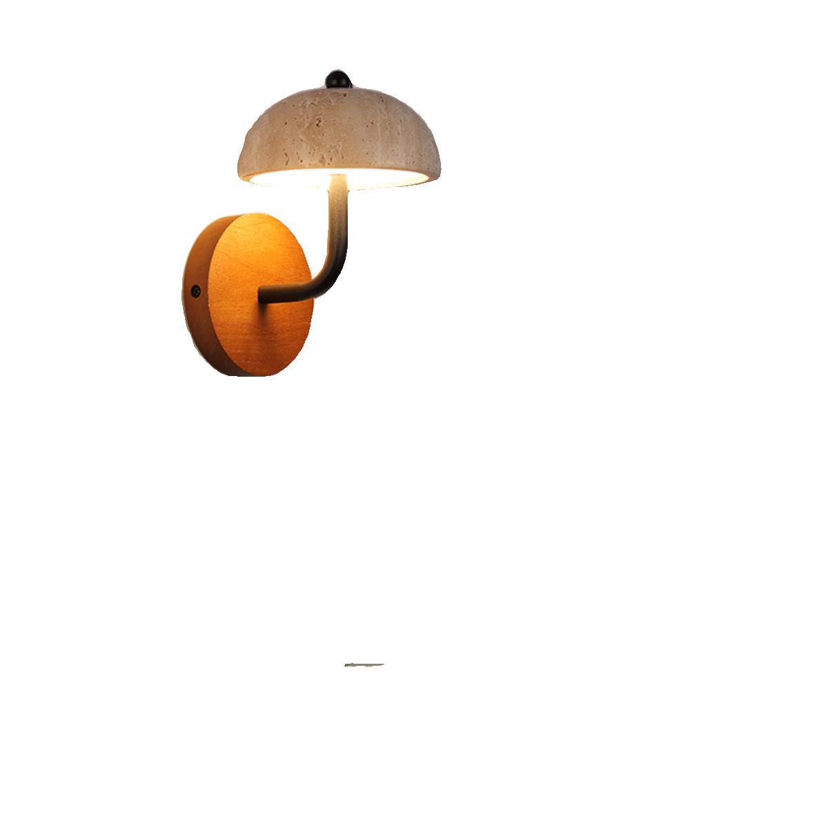 Luz amarilla dormitorio dormitorio principal fondo agujero de viento sala de estar de piedra alta sensación retro 2024 fondo pared japonesa cabecera de cama nueva