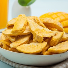 Freeze-dried mango slices, dried mango manufacturers, bulk wholesale, net weight, freeze-dried dried fruit snacks, wholesale