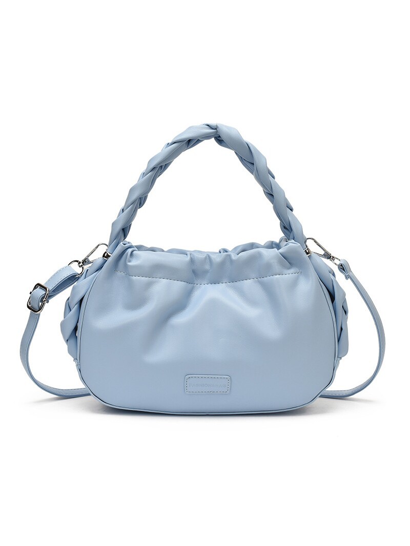 Corea del Sur nueva bolsa de mano plegada mujer 2026 primavera nicho versátil bolso de mochila simple de moda bolsa de nube de viaje