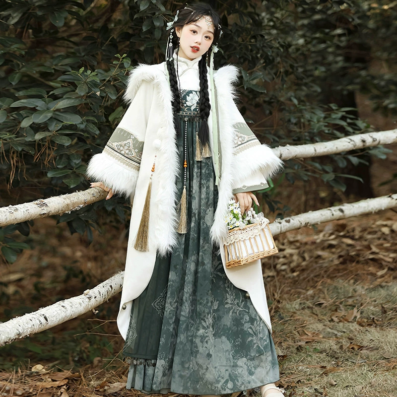 Yimengge Оригинальный Wushan Lu Lan Hanfu Женский китайский стиль с элементами куртки топ платье подтяжка 8986