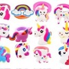 Cartoon ring PVC, children's pony from soft rubber, accessory, European style, unicorn, Amazon