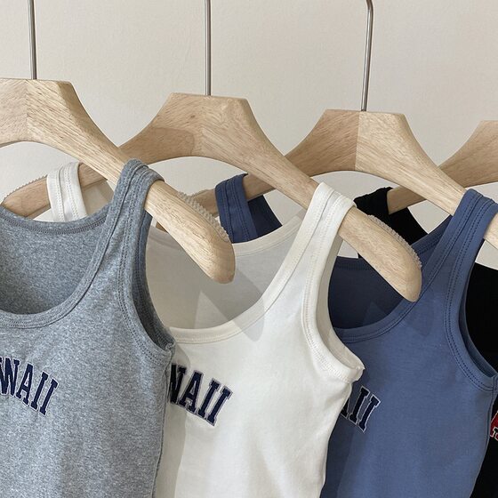 Vest Letter Embroidery Belt Latex Chest Pad Casual Belt Chest Pad Wrapping Chest Tube Top Inner Wearing Outer Strap Base Top