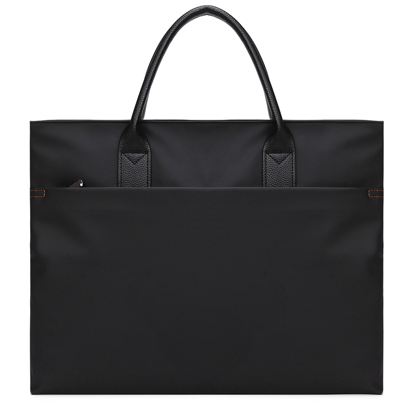 Smolo Sl-526B Business Men's Computer Bag Handheld Document Bag Oxford Cloth Briefcase