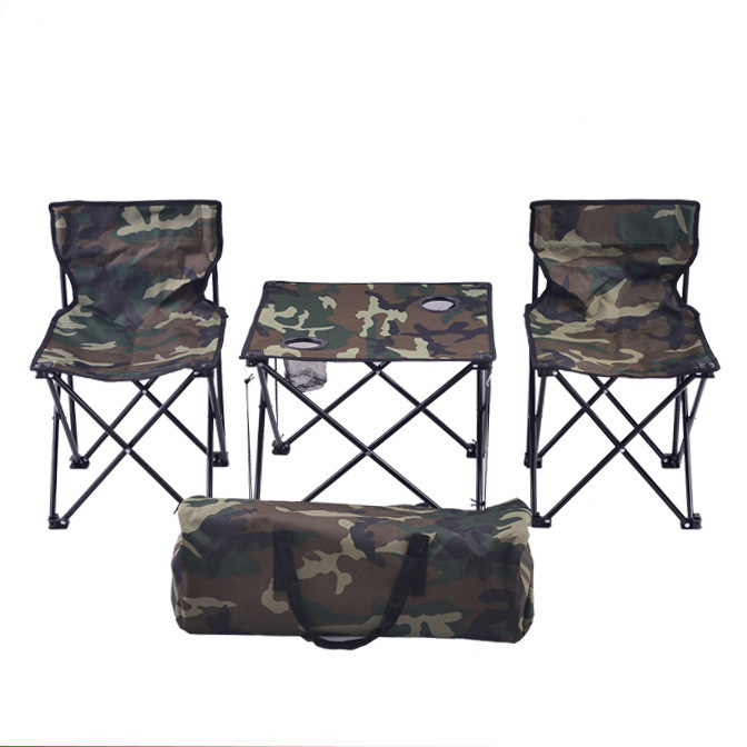 Mazar folding stool portable folding camouflage table and chair suit table and chair fishing chair outdoor camping chair equipment wholesale Mazar folding stool portable folding camouflage table and chair suit table and chair fishing chair outdoor camping chair equipment wholesale