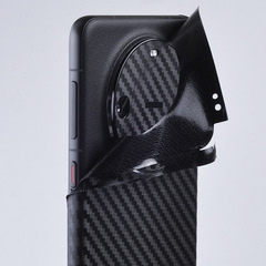 Applicable for Huawei MATE60pro+ phone film full coverage 504030 with border frame anti-scratch back carbon fiber texture film