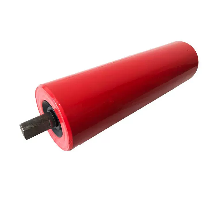 500带宽TD75型静电喷涂防尘防水输送机槽形托辊89x315mm