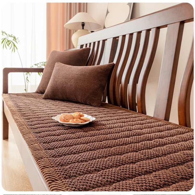 加厚灯芯绒实木沙发垫秋冬款防滑红木沙发坐垫子2024新款 沙发座