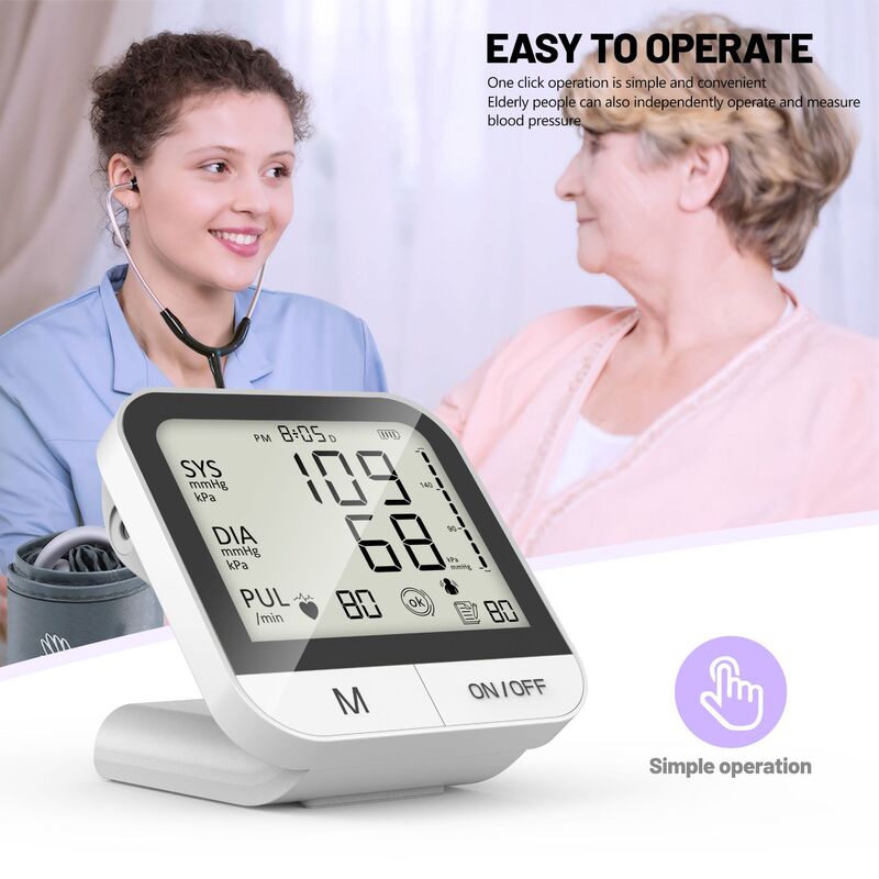 跨境现货血压计家用血压量器血压准确血压仪Blood Pressure Meter|undefined