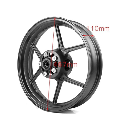 Motorcycle wheel hub wheel hub front rim
