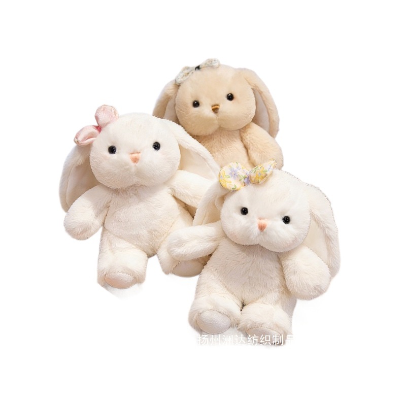 Muñecas de conejo de peluche, muñecas de conejo de peluche, juguetes de peluche, juguetes para niños, muñecas de cama.
