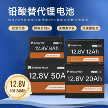 厂家货源12.8v 40AH50AH80AH铅改锂电池汽车游艇磷酸铁锂电池