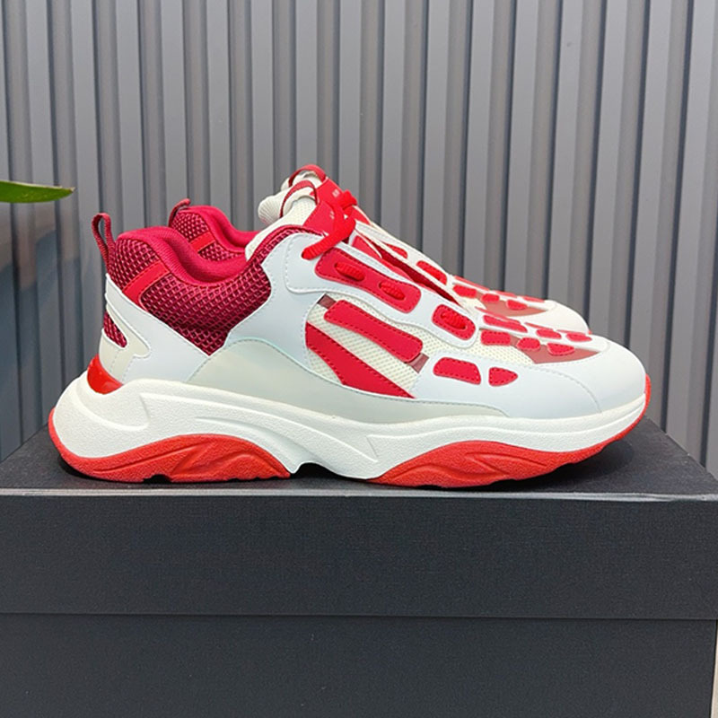 Comercio exterior estación europea marca de moda hueso malla transpirable costura cuero genuino zapatos del papá los hombres suela gruesa aumento zapatilla deporte