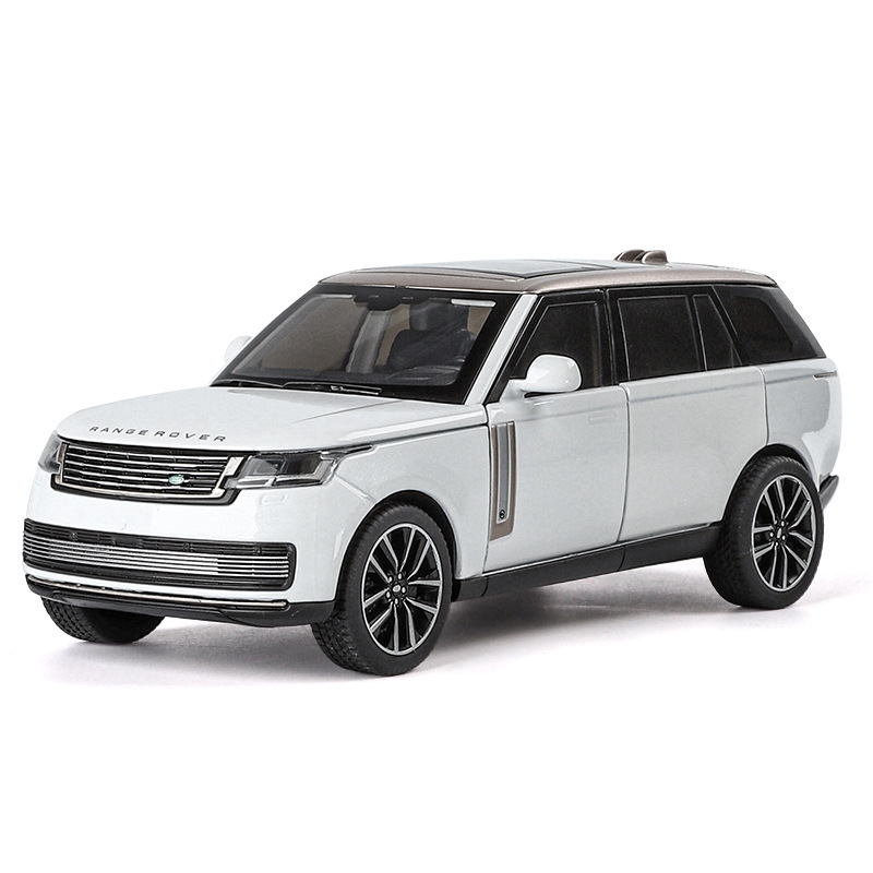 Modelo de coche de aleación Qiyi 1:32 Land Rover Range Rover SV todoterreno con sonido y luz de retroceso coche de juguete modelo de sonido decoración