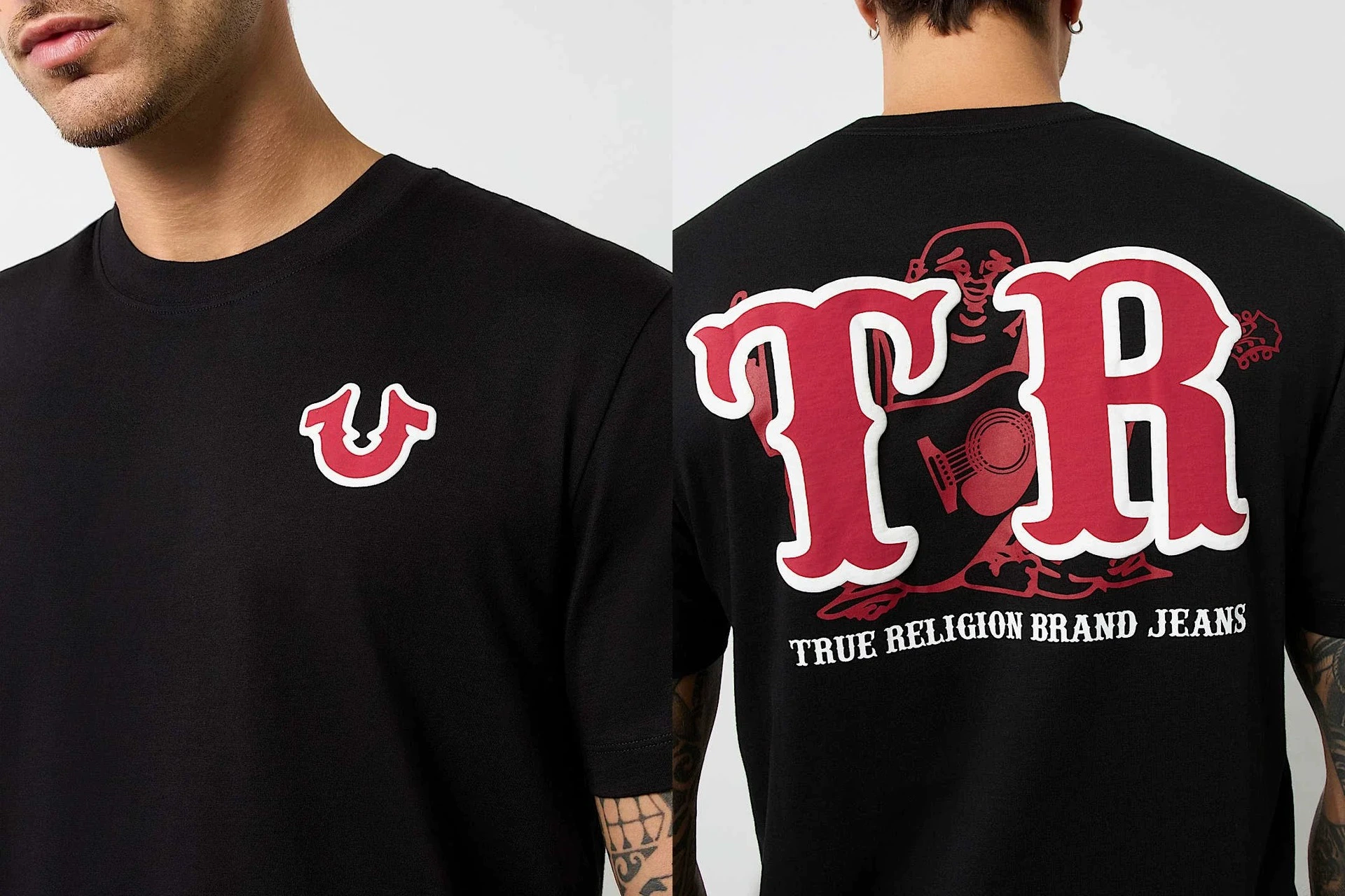 Футболка True Religion женская, короткие рукава, мужская винтажная повседневная